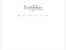 Tablet Screenshot of emeliajackson.com